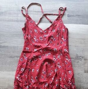 Red Floral Dress